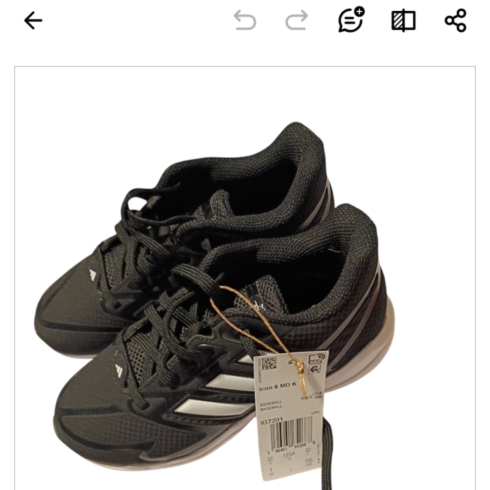 Black and White Athletic Sneakers